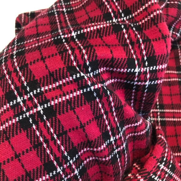 Red Flannel Leggings - Picture 3 of 3